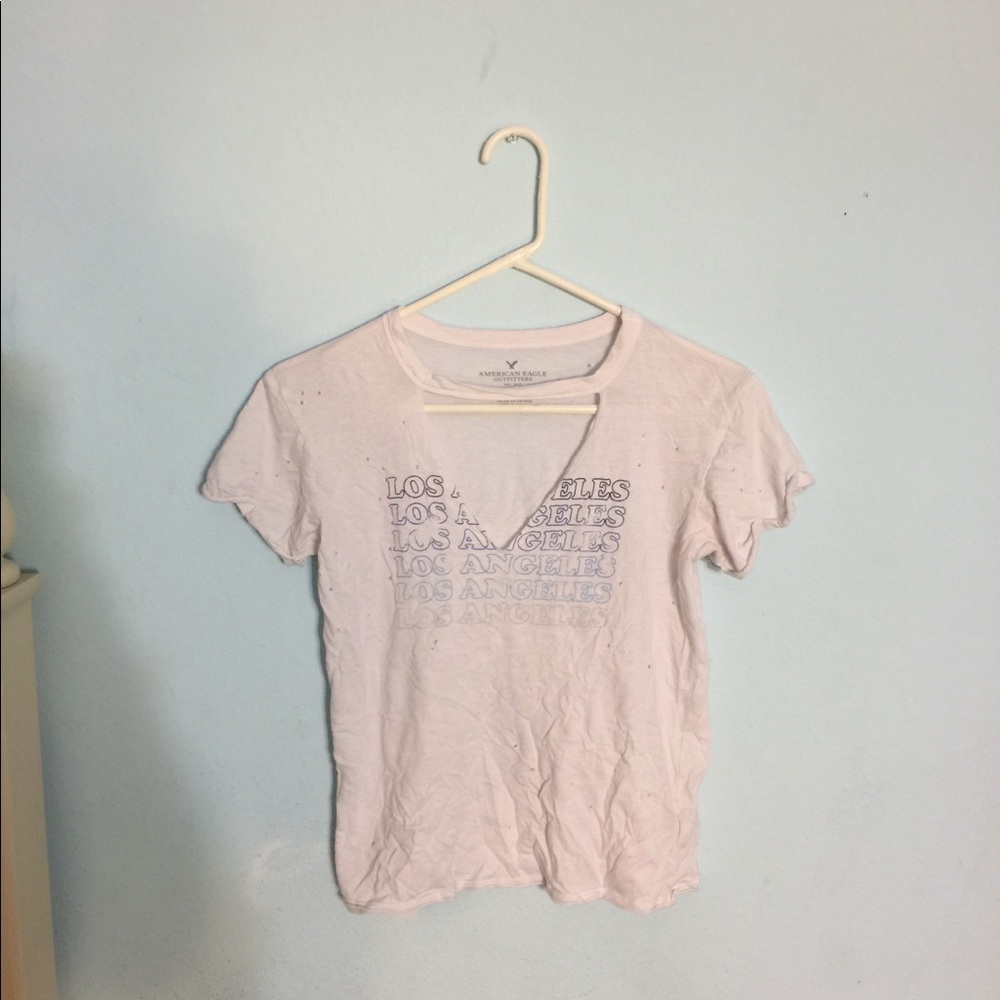 v neck tee